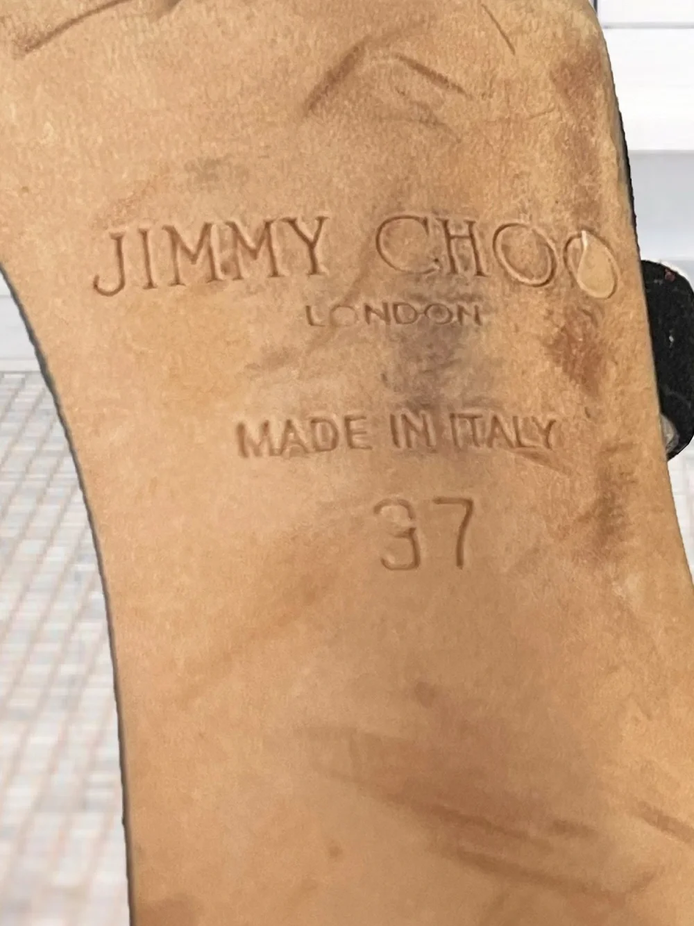AUTHENTIC JIMMY CHOO GLADIATOR HEELS
